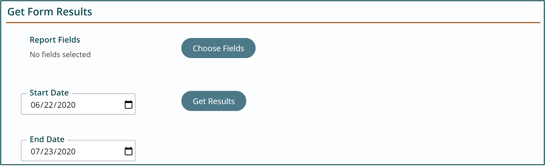 get form results