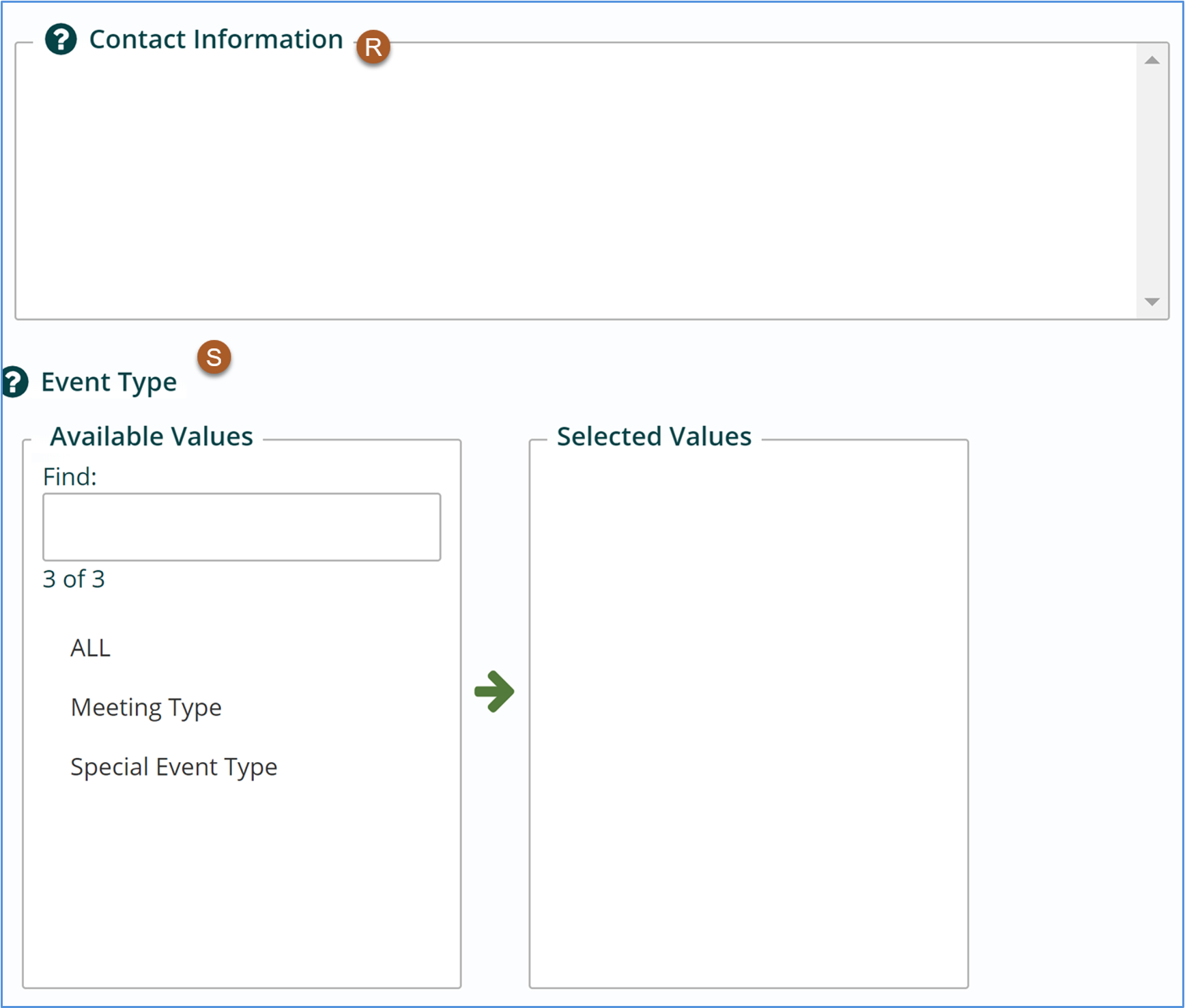 contact information