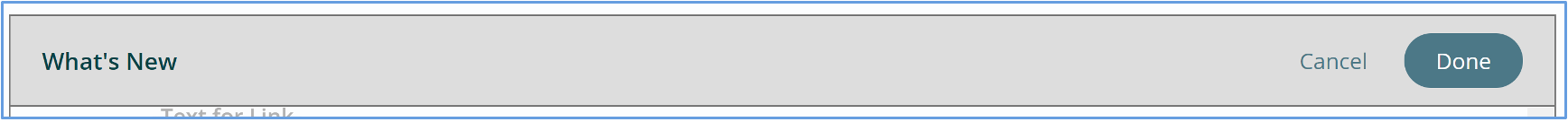 done or cancel