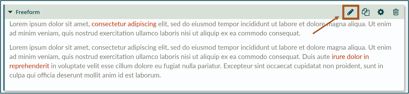 edit icon block toolbar