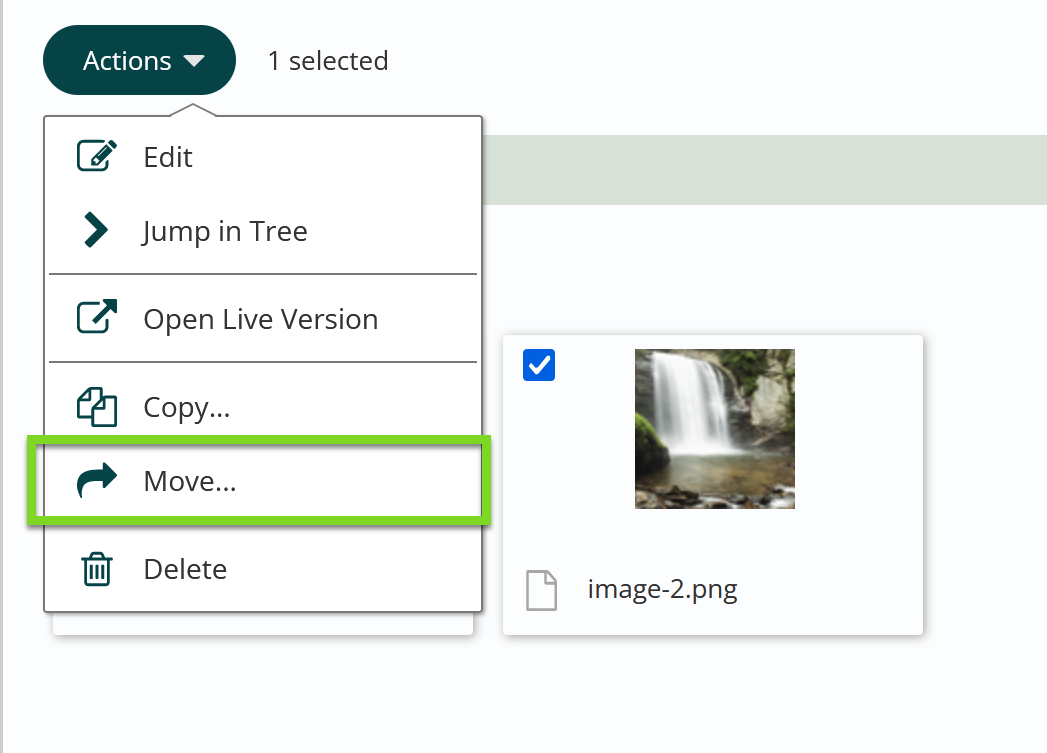 move file