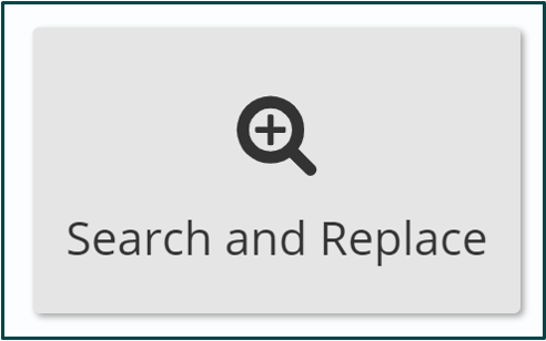 search and replace