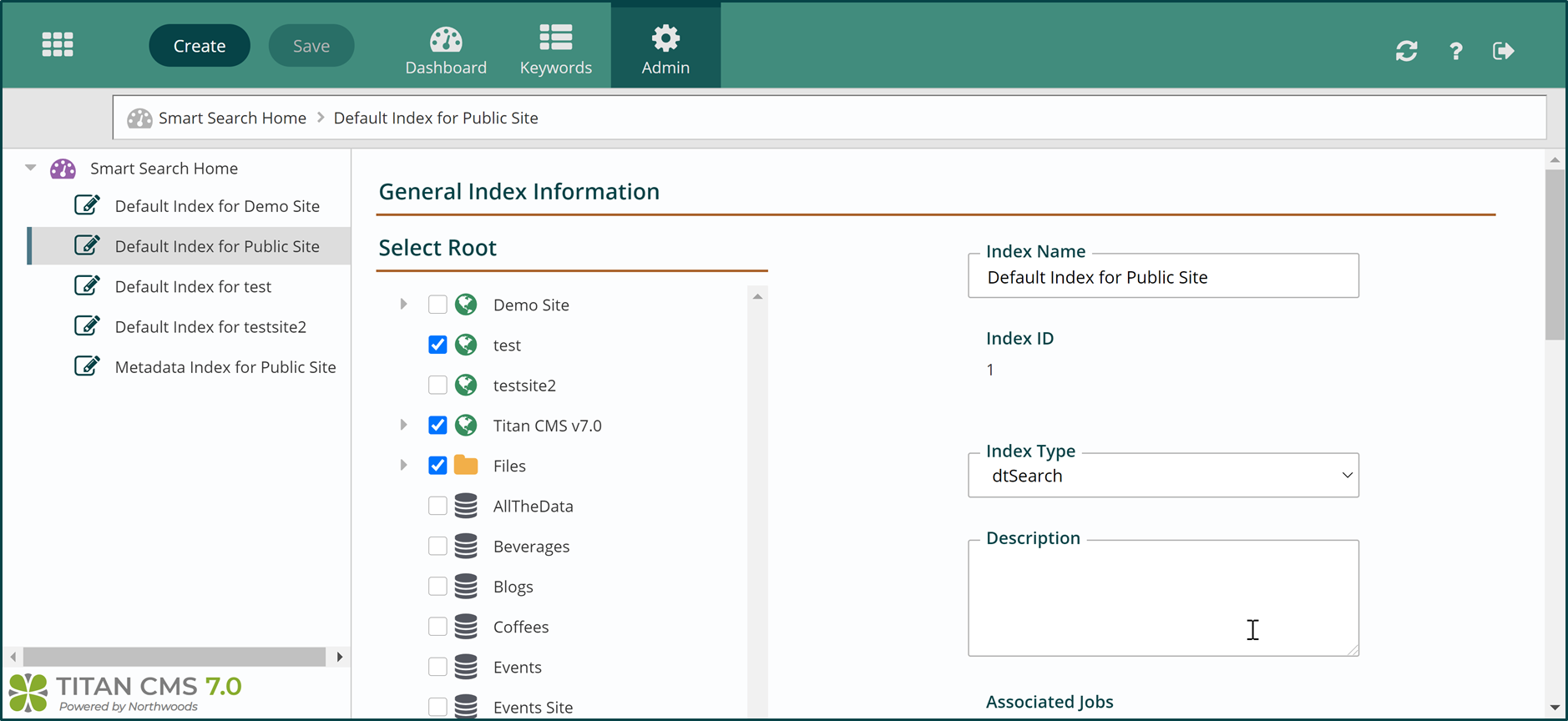 smart search administration