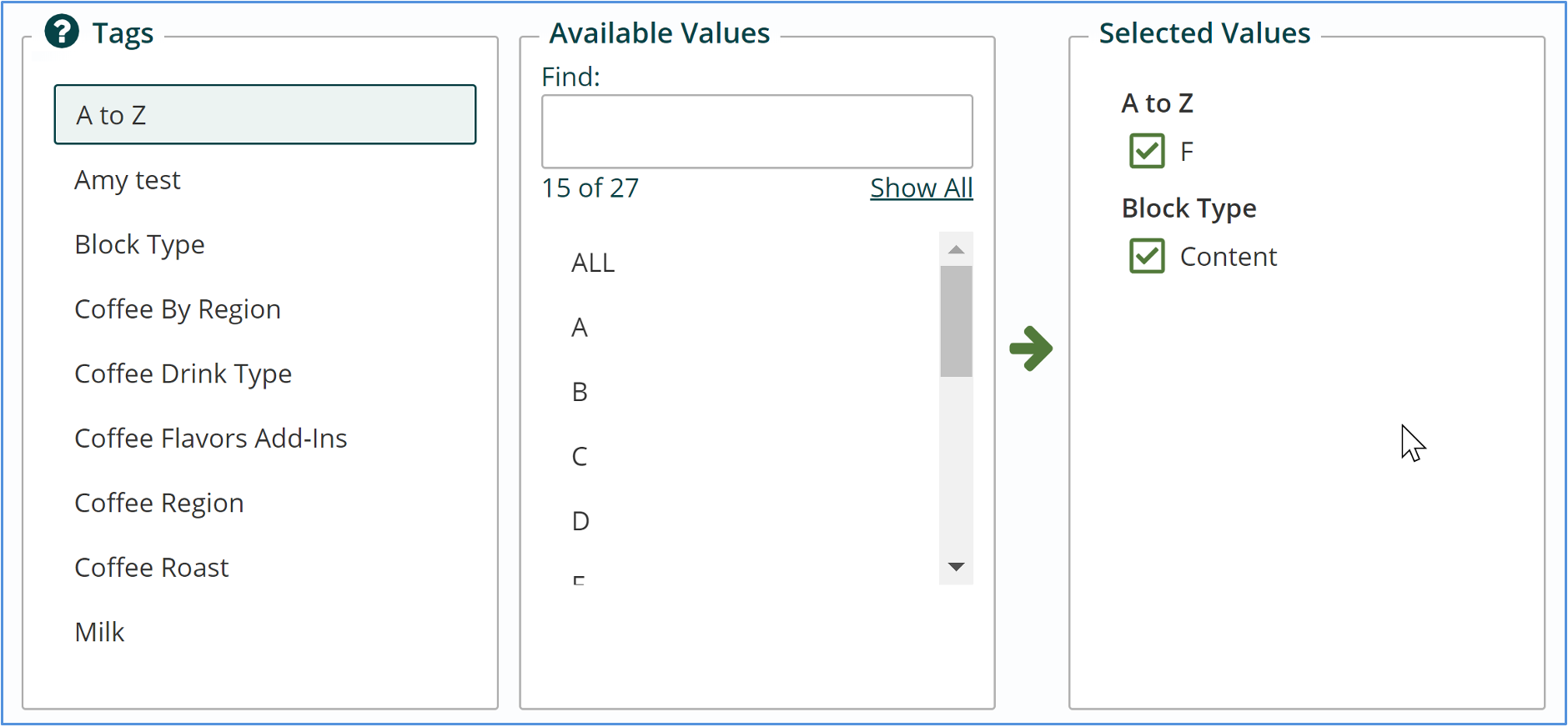tags and attributes overview